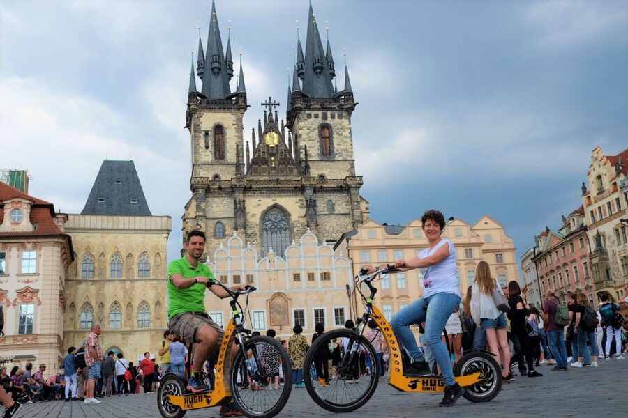 Prague: 2-Hour Old District & Riverside E-Scooter Tour - Starting behind Charles Bridge