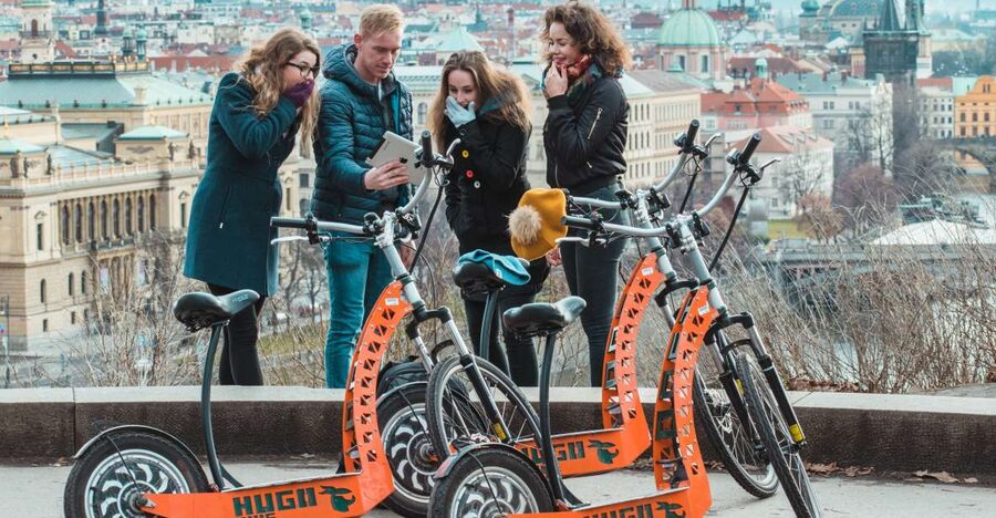 Prague: 3-Hour Fat Tire E-Scooter Tour - Petřín Gardens, Charles Bridge, and Kampa Island