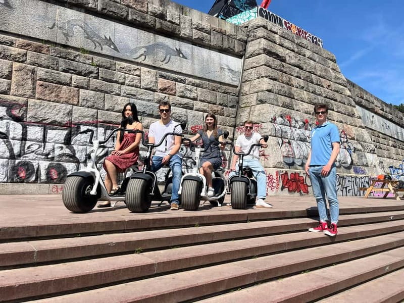 Prague: 3-Hour Fat Tire E-Scooter Tour - Starting at Hotel Grandior and learning the SCROOSER