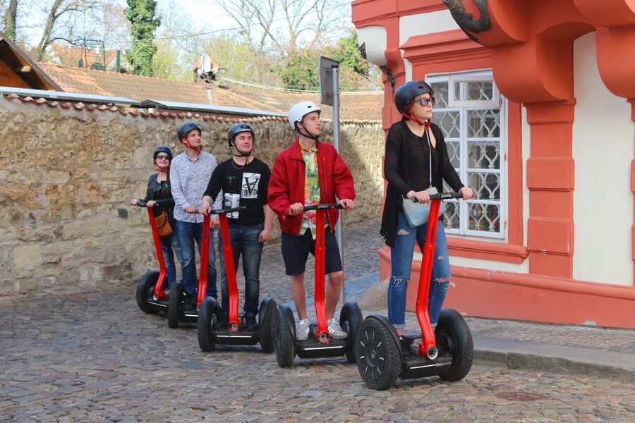 Prague: 4-Hour Segway and Scooter Tour with Lunch and Drinks - Key points about the Prague Segway and eScooter tour