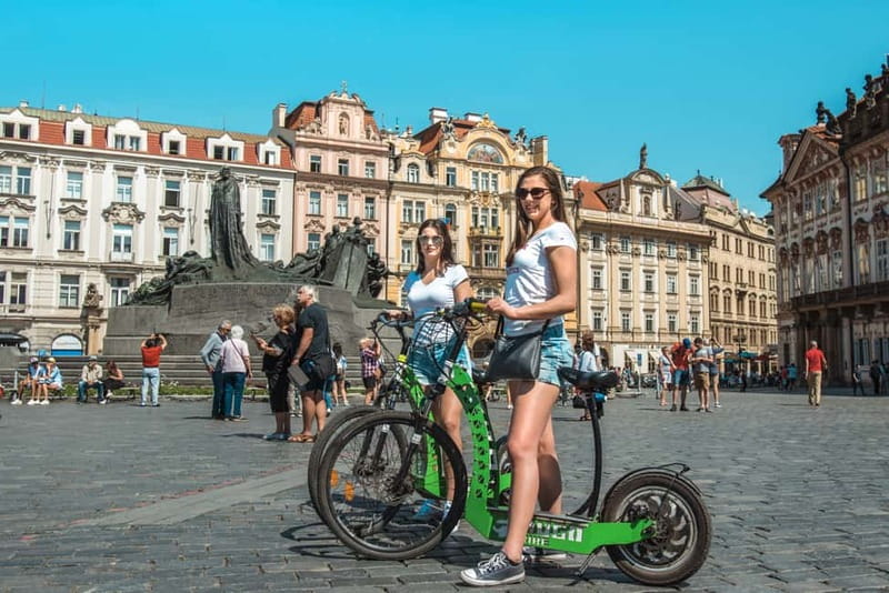 Prague: 4 Hours Grand City Tour by Segway & E-Scooter - Strahov Stadium and Prague from above