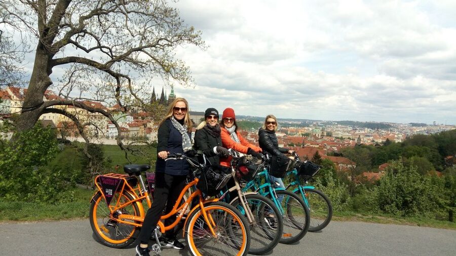 Prague: 7 Best Viewpoints of Prague E-Bike Tour - Lesser Town, Kampa Island, and the Lennon Wall