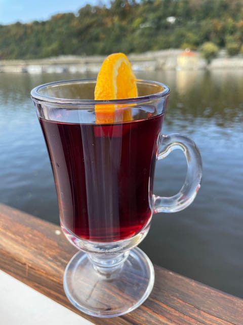 Prague: Advent Boat Cruise with Sweets and Hot Drinks - Boarding at Pier 16