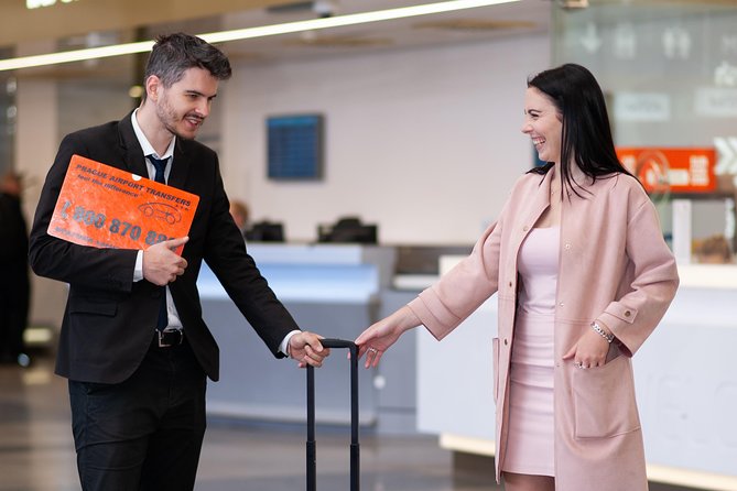 Prague Airport Shared Arrival Transfer - Meeting David, Jozef, or Jan at Prague Airport