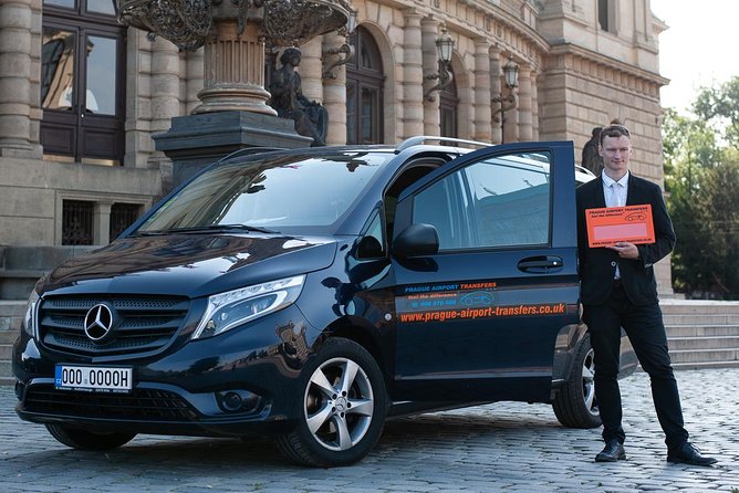 Prague Airport Shared Departure Transfer - What your pickup should look like