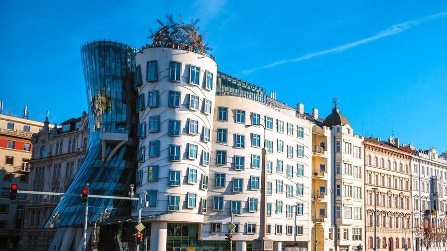 Prague Audioguide - TravelMate app for your smartphone - The National Theatre and Dancing House