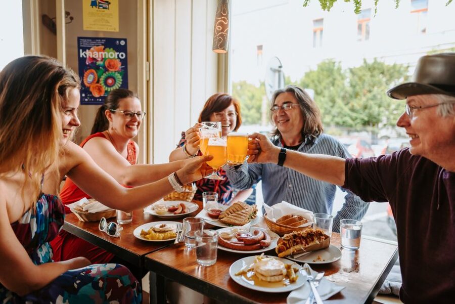 Prague: Award-Winning Old Town Food Tour with Four Drinks - A second Old Town meal stop adds contrast