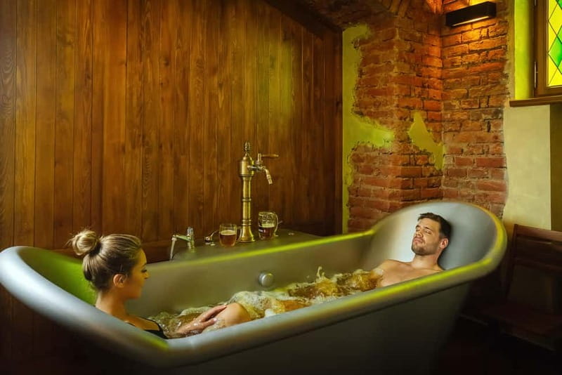 Prague: Beer and Wine Spa Bath with Salt Cave Experience - Key points to know before you book