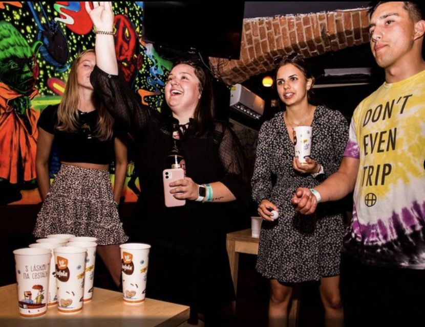 Prague: Beer Pong Experience with Unlimited Czech Beer - The bartender makes the difference
