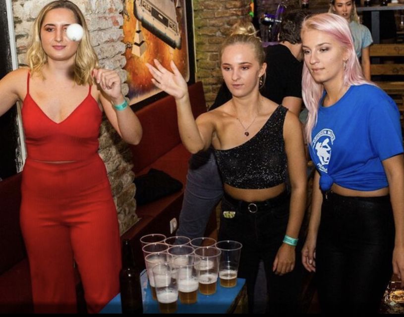 Prague: Beer Pong Experience with Unlimited Czech Beer - Drunken Monkey’s atmosphere and sports-bar appeal