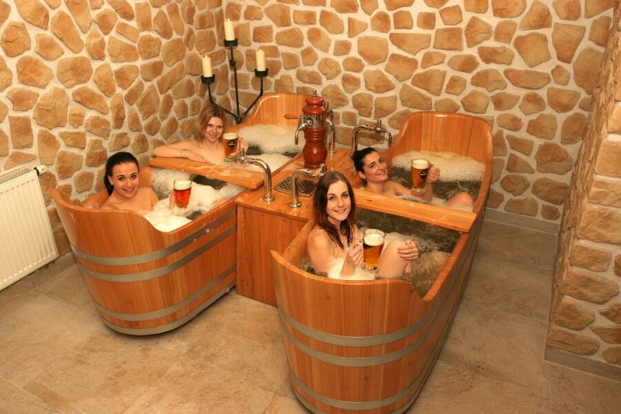 Prague: Beer Spa Bernard with Beer and Massage Option - What actually goes into the beer bath