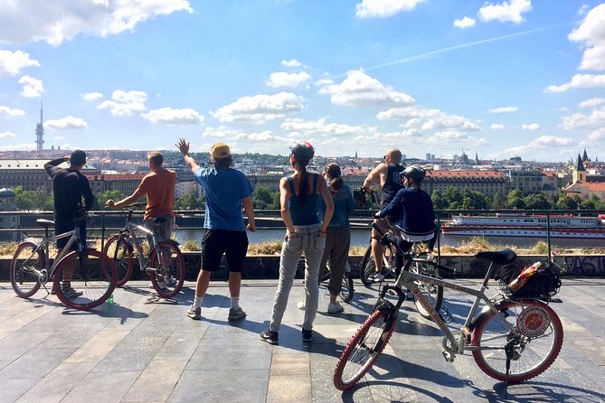Prague Bike Tour - Stunning Viewpoints, Castle, City & Park - Petrin Park and the second great city view