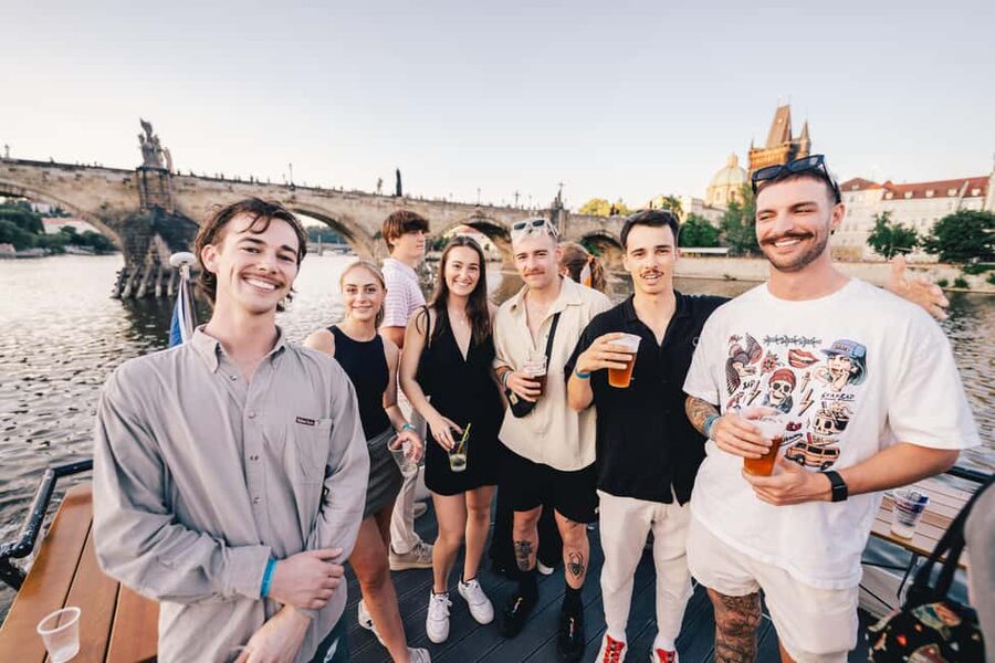 Prague: Booze Cruise with Open Bar and Duplex Entry - Moving From the River to Club Duplex