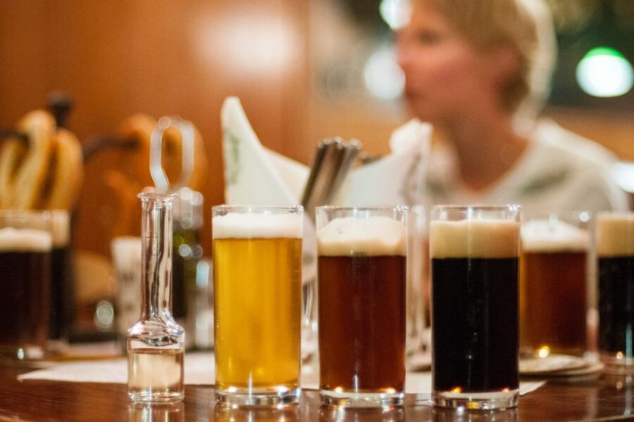 Prague: Brewery Tour with Unlimited Tastings - Stop one: the first taste of small-batch Czech beer