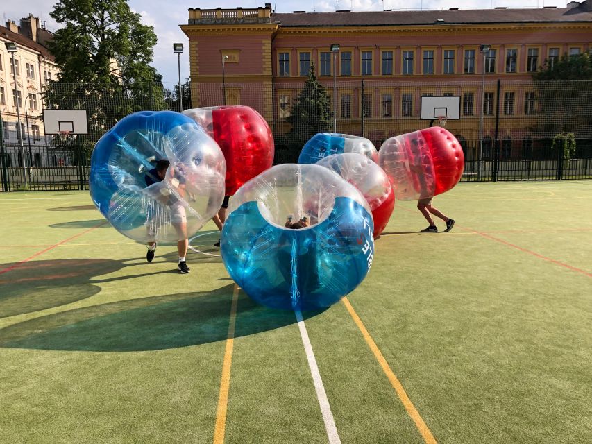 Prague: Bubbles football in city centre of Prague - Why the private-group setup matters