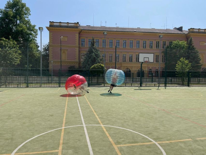 Prague: Bubbles football in city centre of Prague - Who should book, and who should skip it