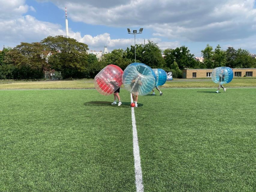 Prague: Bubbles football - Zorb Football in centrum - Who should book, and who should skip it