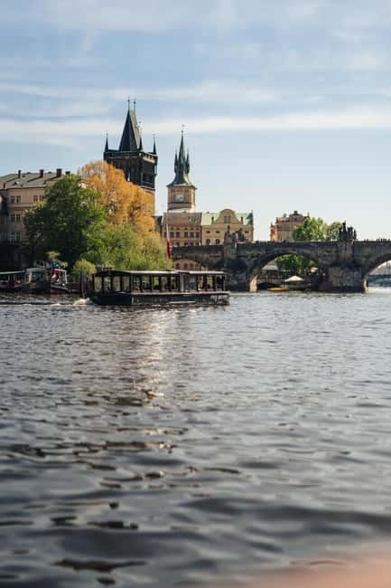 Prague: Canal Cruise Around Charles Bridge - The National Theatre and Prague’s riverfront