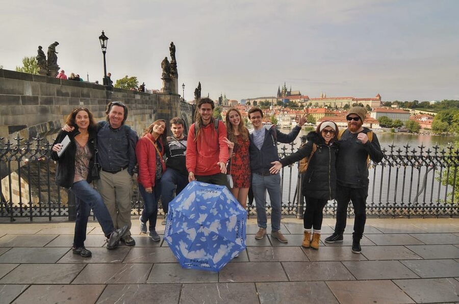 Prague Castle and Charles Bridge Private Walking Tour - The uphill walk to Prague Castle