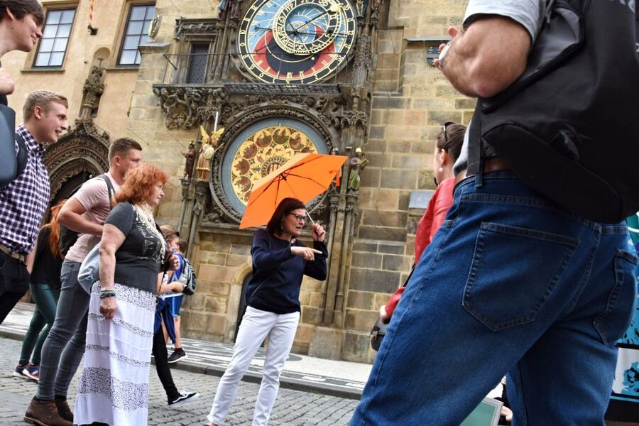 Prague: Castle and Jewish Quarter Tour - The tram ride up to Prague Castle