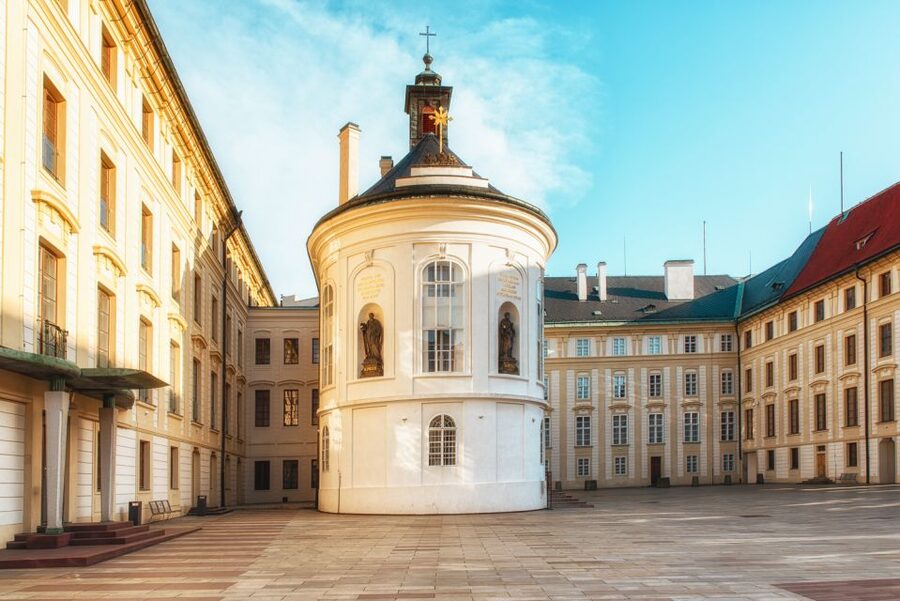 Prague Castle & Castle District: 2-Hour Guided Tour - Riding the tram through Lesser Town