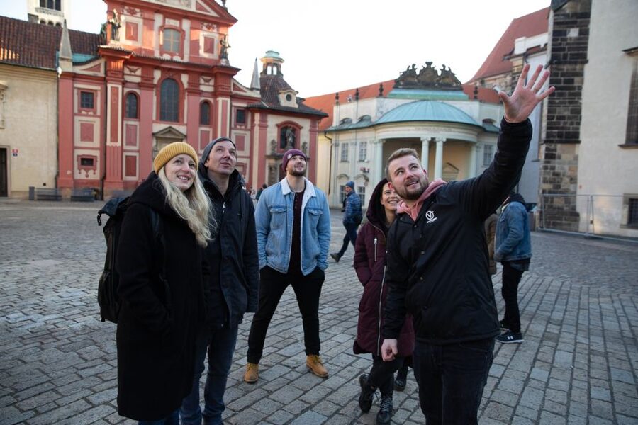 Prague: Castle Grounds & Highlights Walking Tour small-group - Guides who bring energy to the history