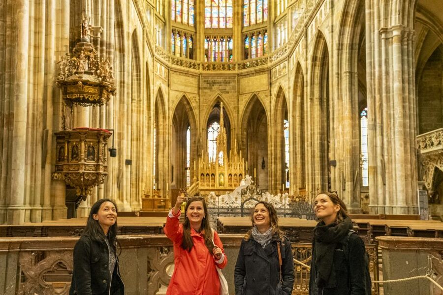 Prague: Castle Tour with Local Guide and Entry Ticket - St. George’s Basilica and the quieter side of the complex