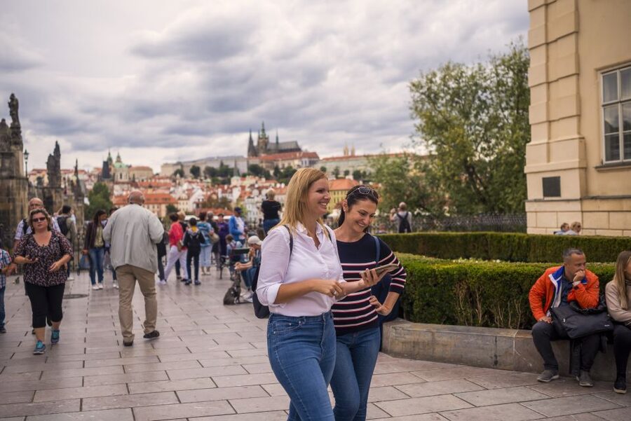 Prague: Charles Bridge Audio Guide with Tower Entry Ticket - A self-guided walk instead of a live tour