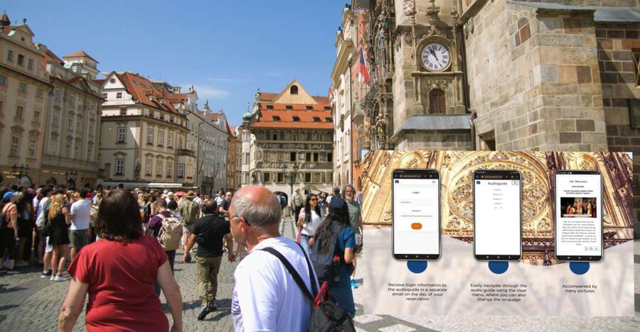 Prague: Charles Bridge Audio Guide with Tower Entry Ticket - Languages, phones, and small practical details