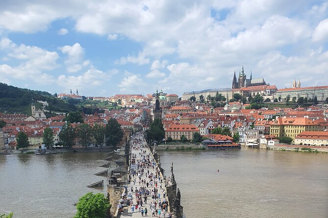 Prague Charles Bridge Tower Admission Ticket And Audioguide - Starting at 9:00 am with your ticket and phone