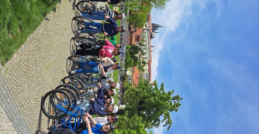 Prague City Bike guided tour - Wenceslas Square and the Route into Old Prague