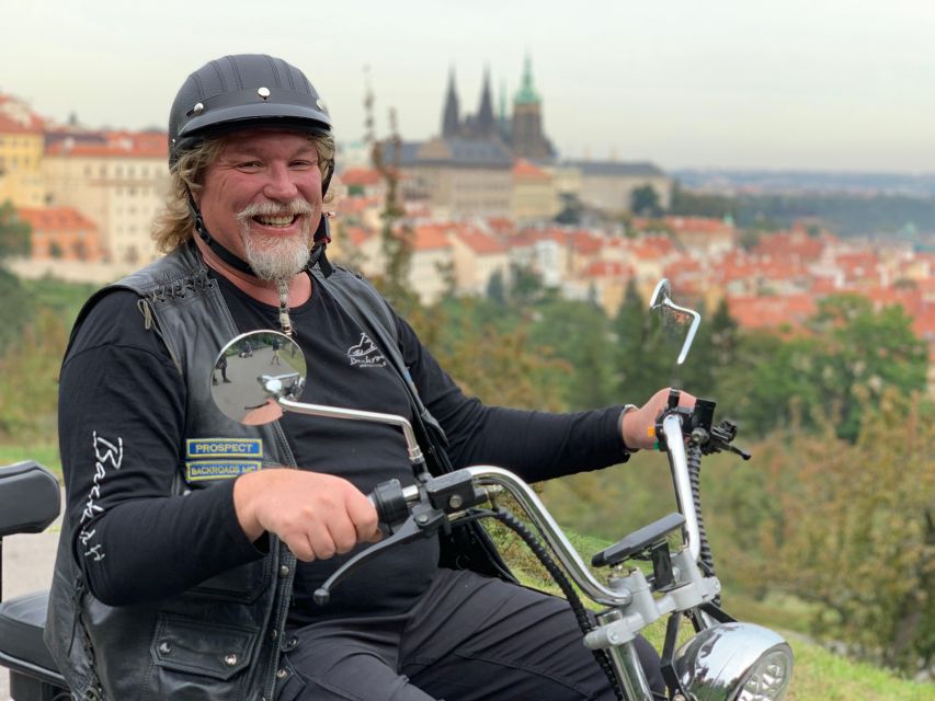 Prague: City Highlights Guided Electric Trike Tour - The castle district, St. Vitus Cathedral, and Strahov Monastery