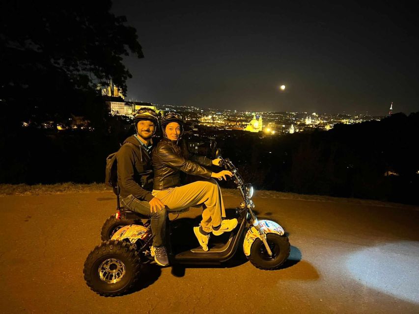 Prague City sightseeing in Night Trike Tour - Strahov Monastery and the castle district