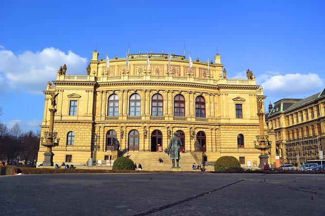Prague City Sightseeing Tour - The National Theatre and the river crossings