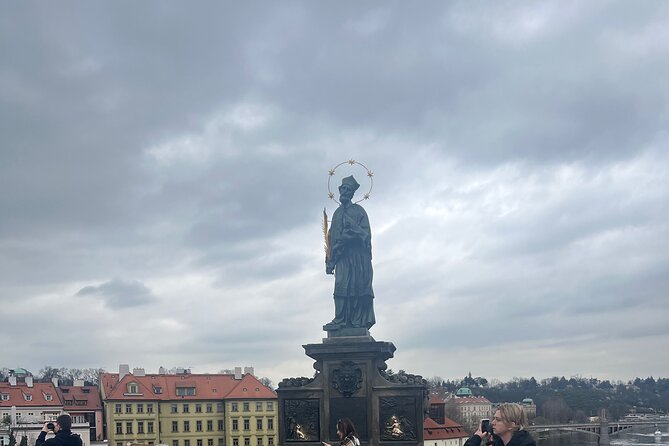Prague city tour + Charles Bridge and Campa island small groups - Crossing the Vltava on Mánes Bridge