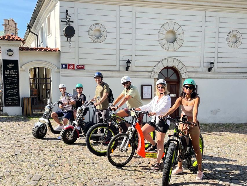 Prague: City Viewpoints Tour by Electric Fat Bike - The Castle District adds palaces and hillside views