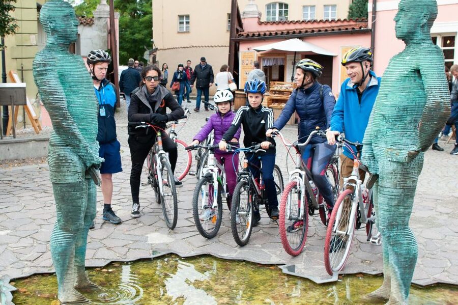 Prague: Classic City Bike Tour - Returning through Old Town Square