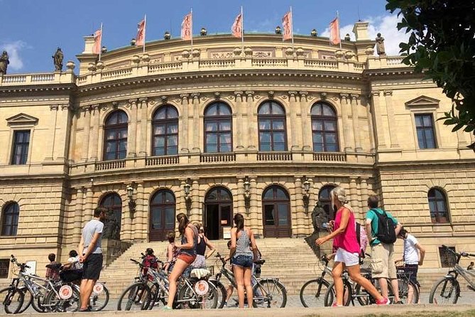Prague: Classic City Bike Tour (small groups) - David Cerny’s fountain and Rudolfinum
