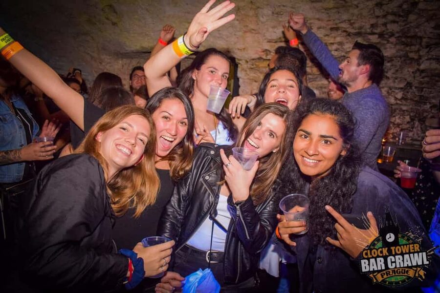 Prague: Clock Tower Bar Crawl with Drinks and Shots - Key points to know before booking