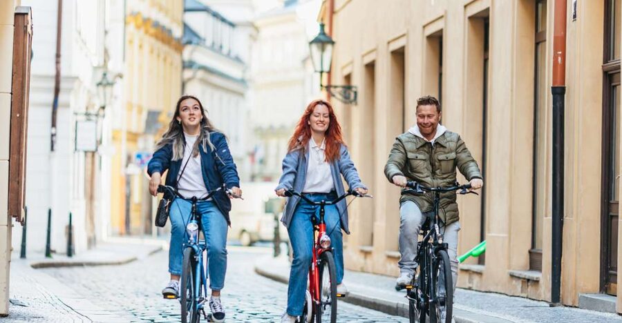 Prague: Complete Bike Tour - Charles Bridge and the legacy of Charles IV