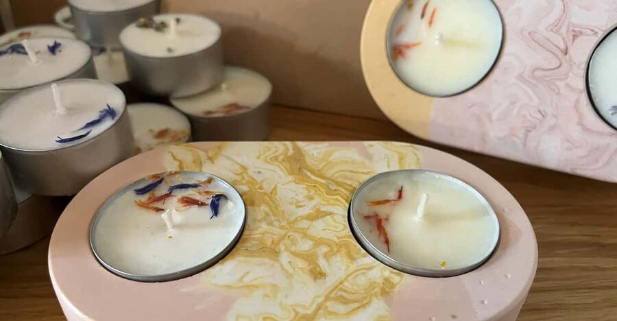 Prague: Craft your unique tea-candle holder set - A quiet craft break in the Prague area