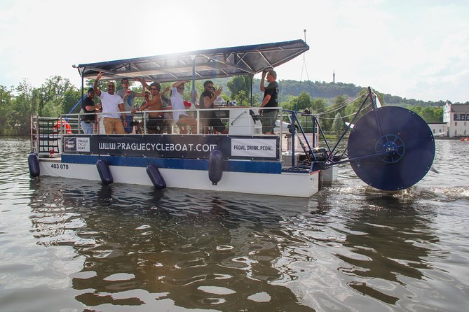 Prague Cycle Boat - The Swimming Beer Bike - What the Prague Cycle Boat actually feels like