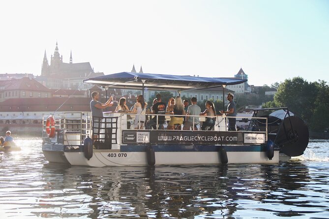 Prague Cycle Boat - The Swimming Beer Bike - Drinks, group energy, and the social side