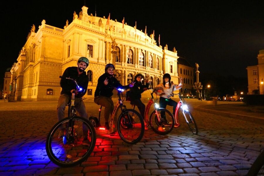 Prague: E-Bike/E-Scooter Viewpoint Tour - E-bike, e-scooter, and family practicalities