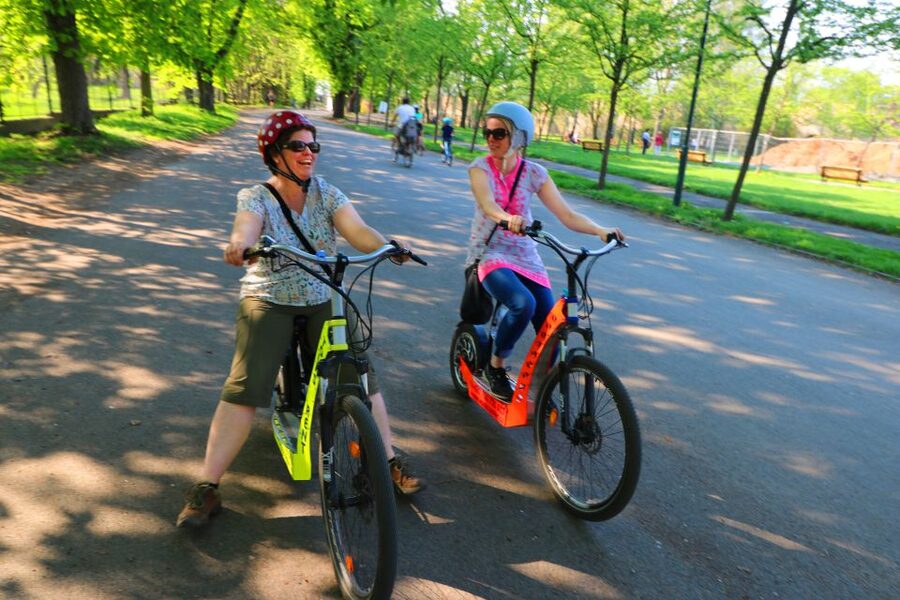 Prague: E-Bike/E-Scooter Viewpoint Tour - Why two wheels work well in Prague