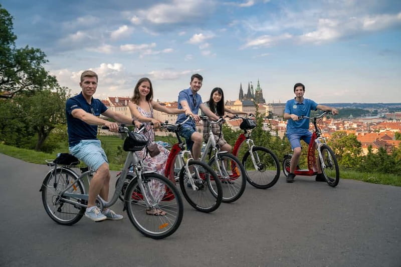 Prague: E-Bike or E-Scooter Tour with A Local Guide - Štvanice Island and Letná Park