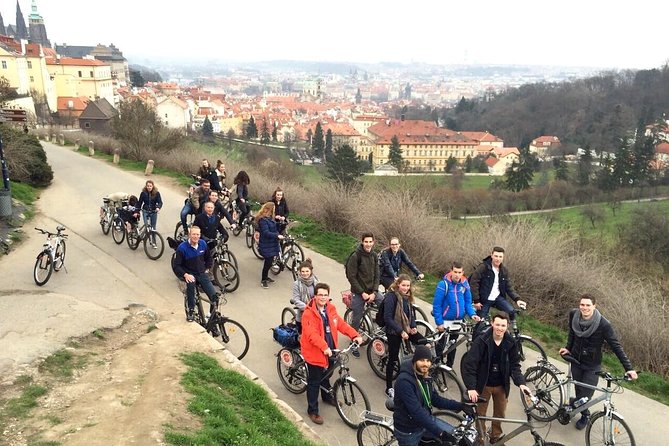 Prague E-Bike Tour - Stunning Viewpoints (small group) - Letna Park and the Prague Metronome