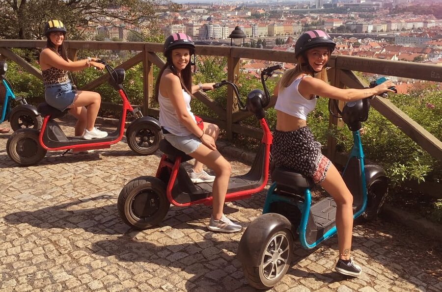 Prague Electric Scooter and eBike Grand Tour - Safety, weather, and comfort