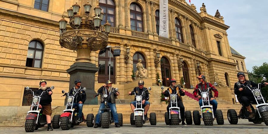 Prague: Electric Trike Viewpoints Tour - Franz Kafka Museum and the famous statues