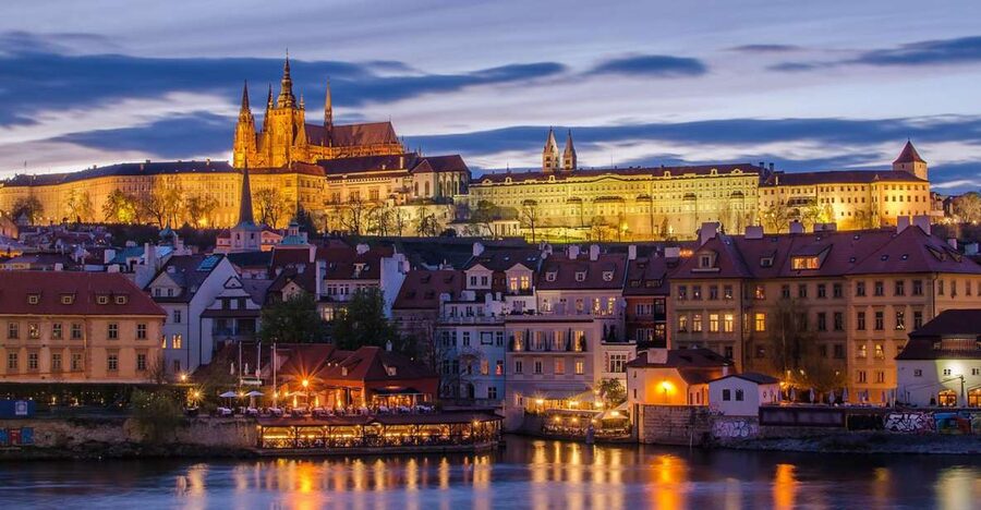 Prague: Evening Photography Tour by Car - Strahov Monastery above the city